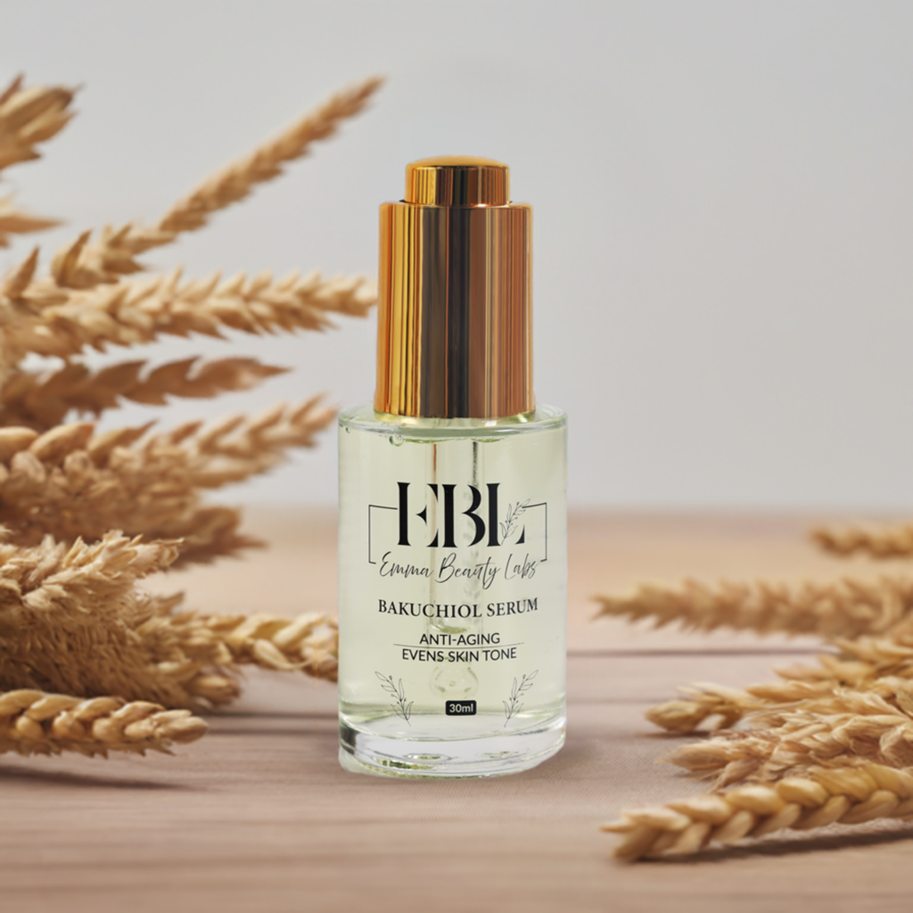 Bakuchiol serum blended with oat