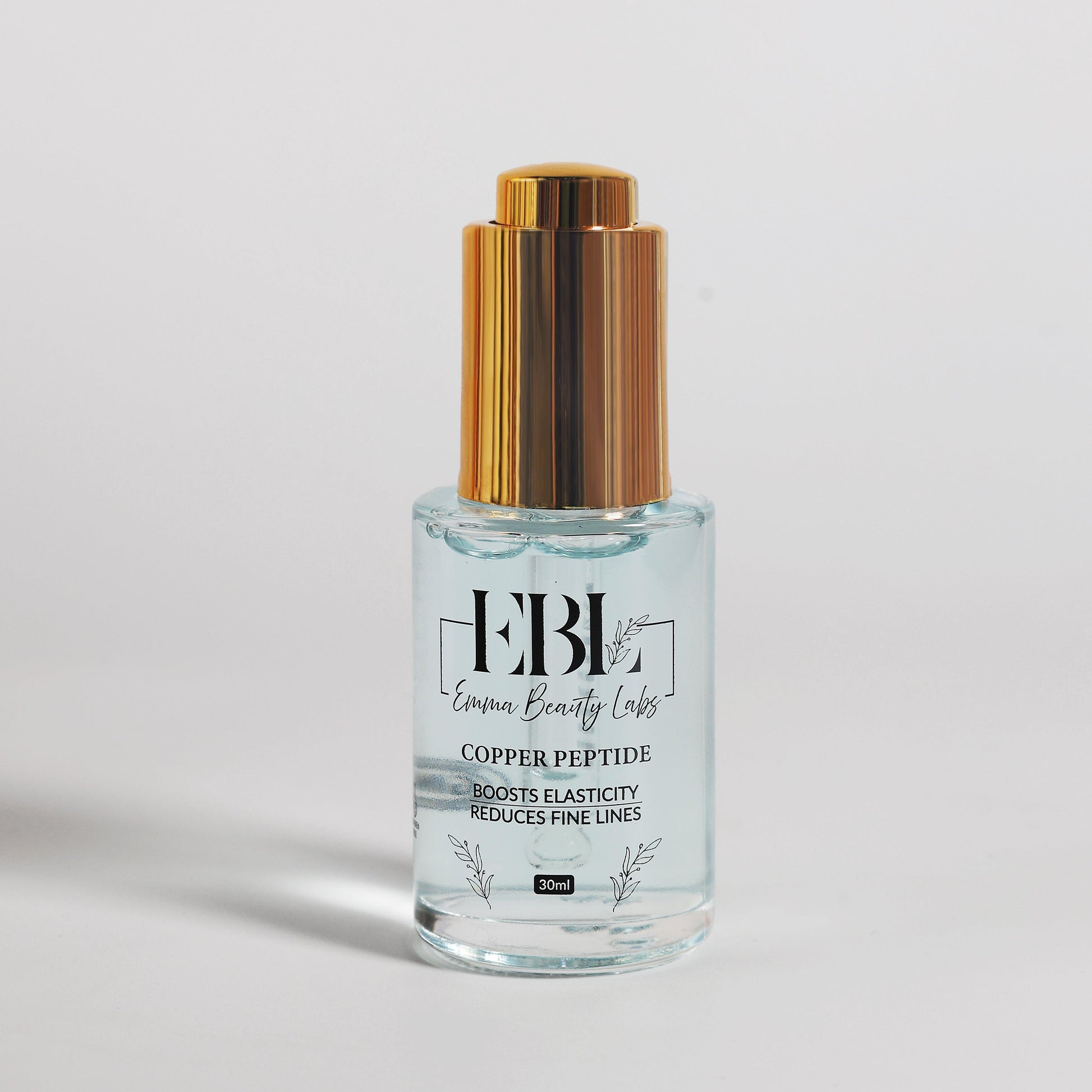 Copper Peptide serum bottle